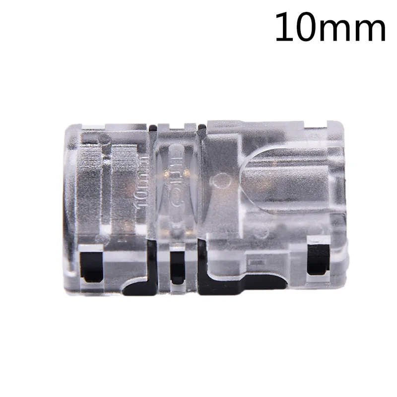 1pcs 2 pin led strip to wire connector 8mm/10mm tape light connector conductor1pcs 2pin Quick Connector cable clamp