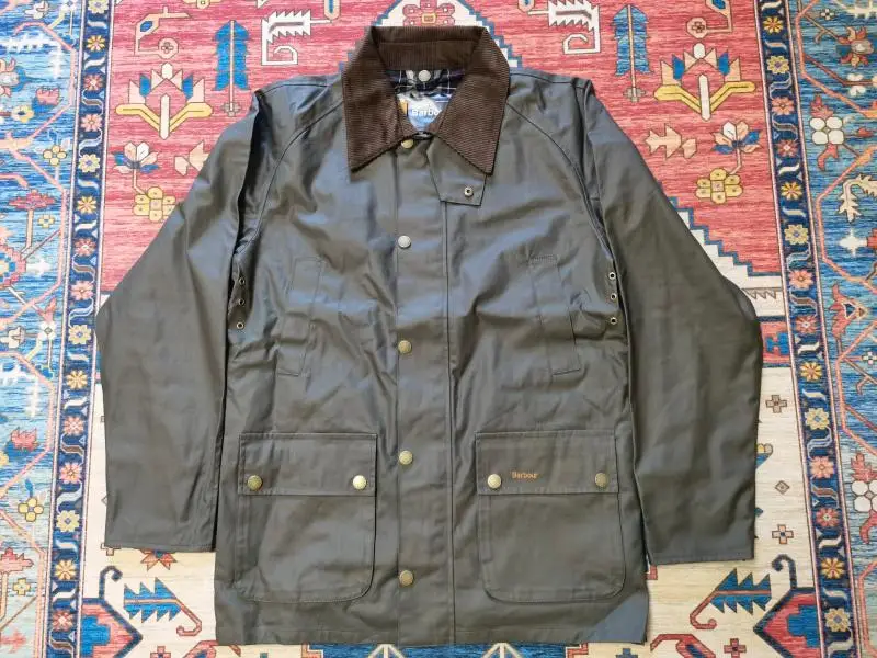 

Barbour Oil Wax Canvas Men's Jacket Medium-Length Multi-Pocket Jacket