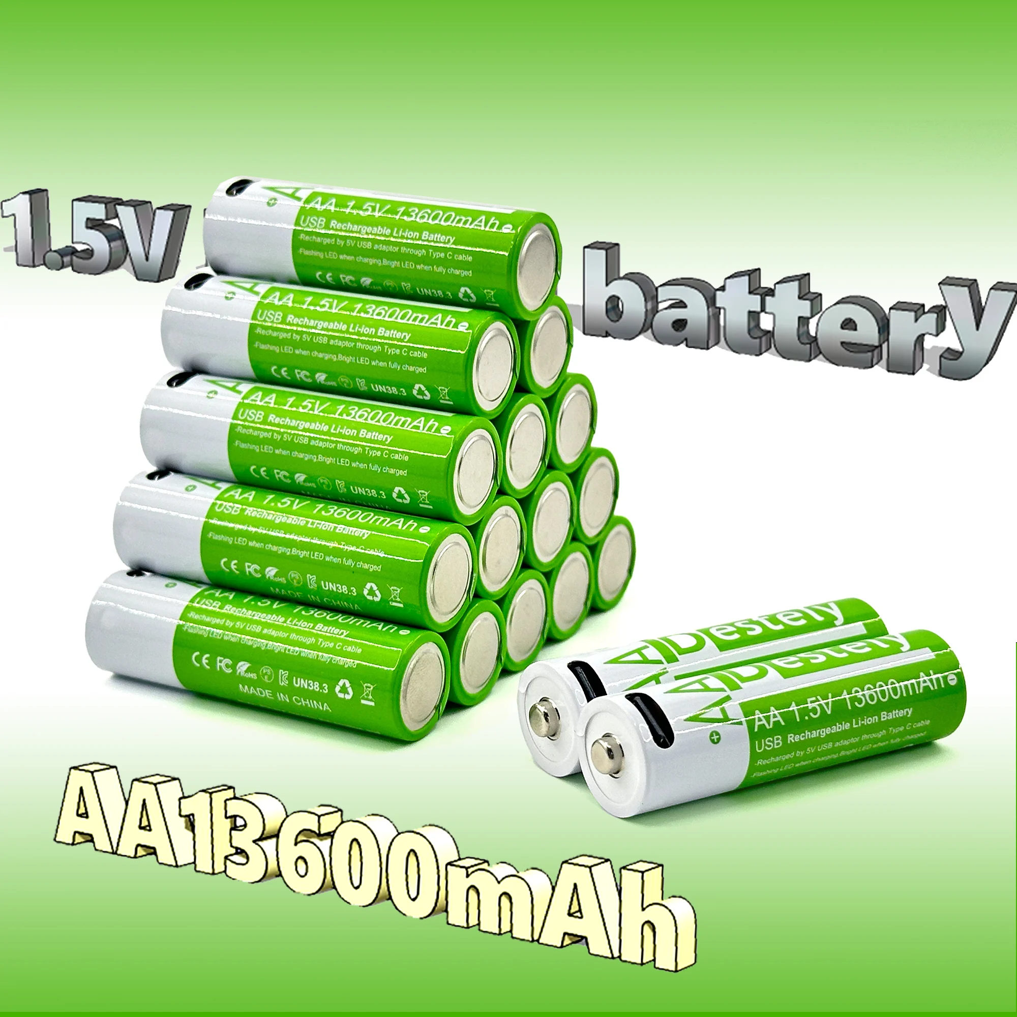 Aa 13600Mah Recharg…