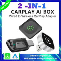 2 in 1 Wired to Wireless Carpaly Al box Wireless CarPlay/Android Auto/ Android 13 Car For Youtube Netflix Toyota Mazda Hyundai