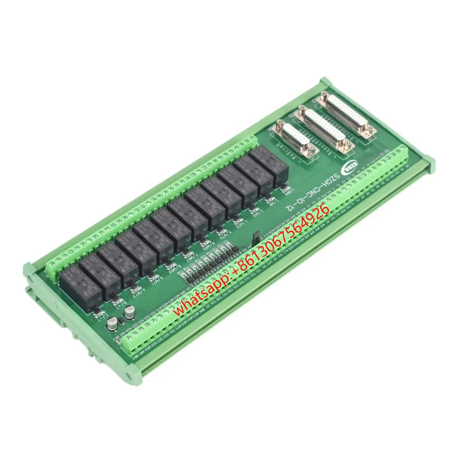 CNC IO Relay Board CNC-IO-12, 990TDB/C 1000TDB/C with new 12 relays for CNC lathe or mill controller