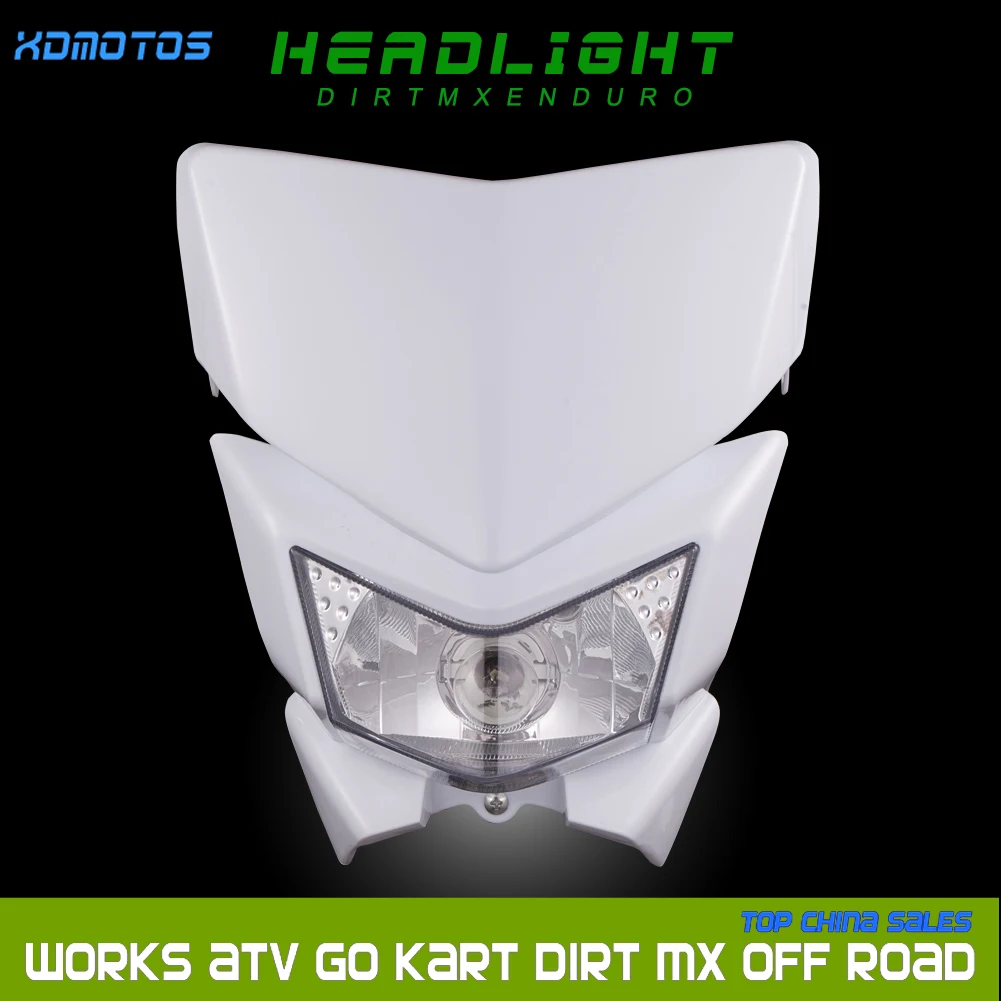 Motorcycle Headlight Fairing For Kawasaki KMX KX KLX KLR KLE ZZR KDX 110 125 140 250 300 450 650 WR Street Bike Motocross