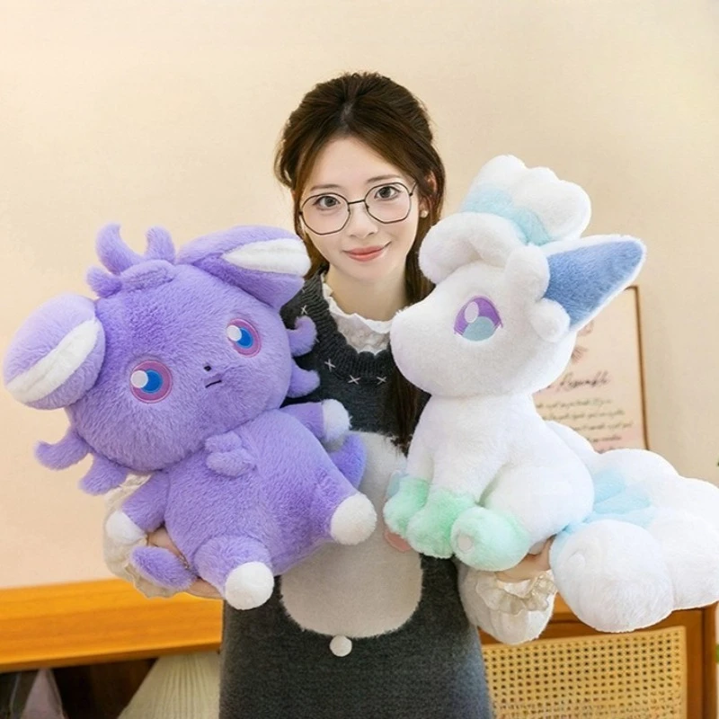 40-60cmの大型ポケモンぬいぐるみ-アローラのヴァルピックス-ペルーチェ-漫画アニメ-エスパー-‌-ぬいぐるみ飾り人形子供用おもちゃギフト