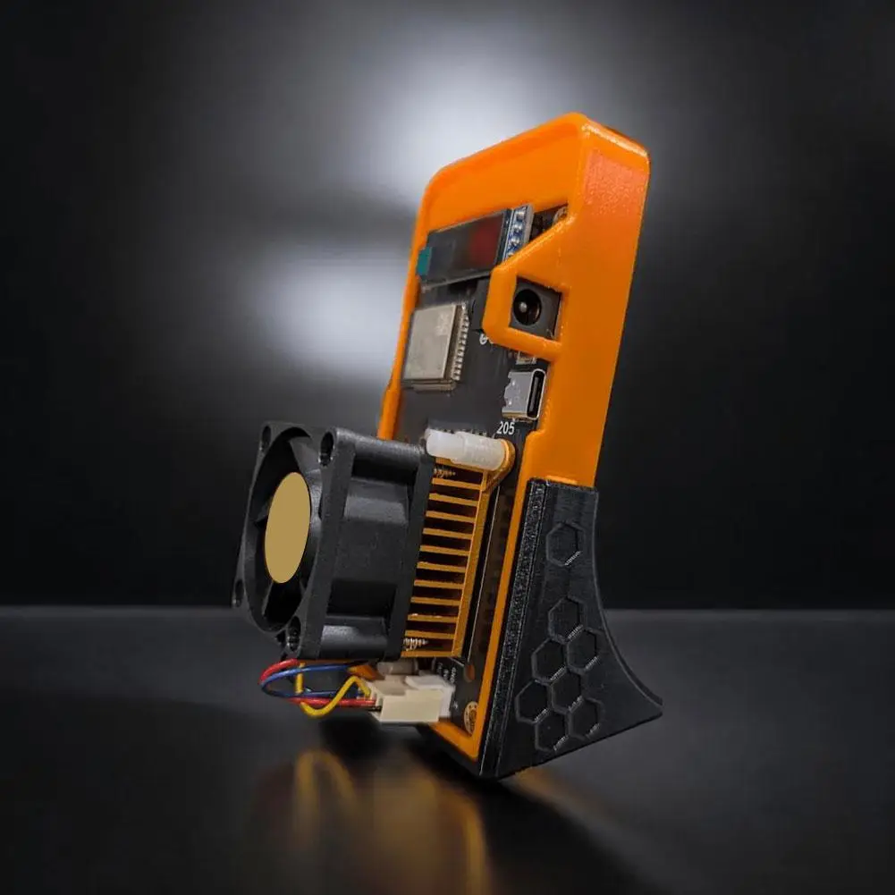 Caso e suporte para placa de desenvolvimento, Orange Board Acessório, o Bitaxe V2, tecnologia de impressão 3D, B4D7, 1pc