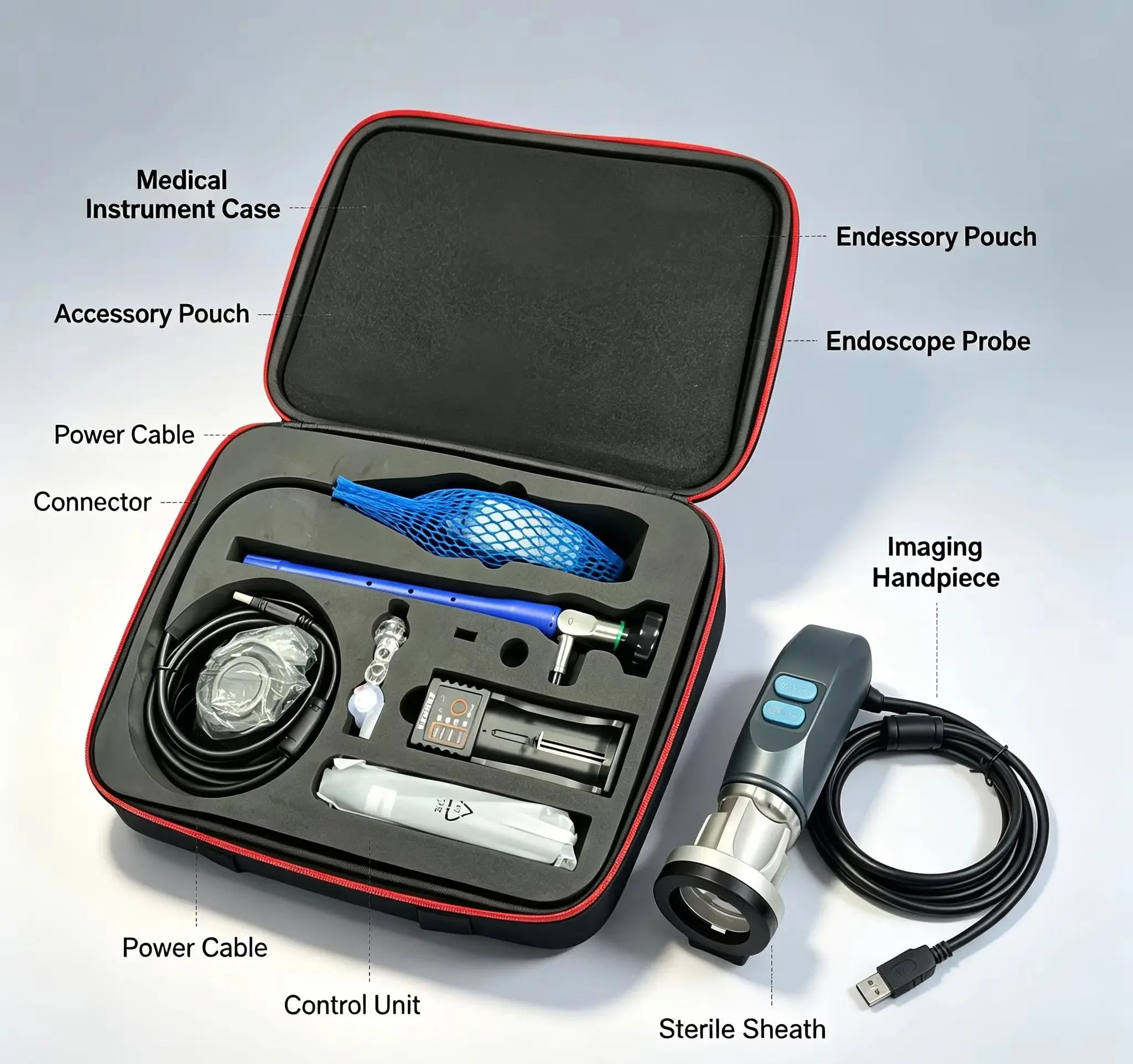 TUYOU TU-FHD USB2.0 Digital Otoscope for ENT Personal Healthcare Accessory Windows Compatible Hot Sale