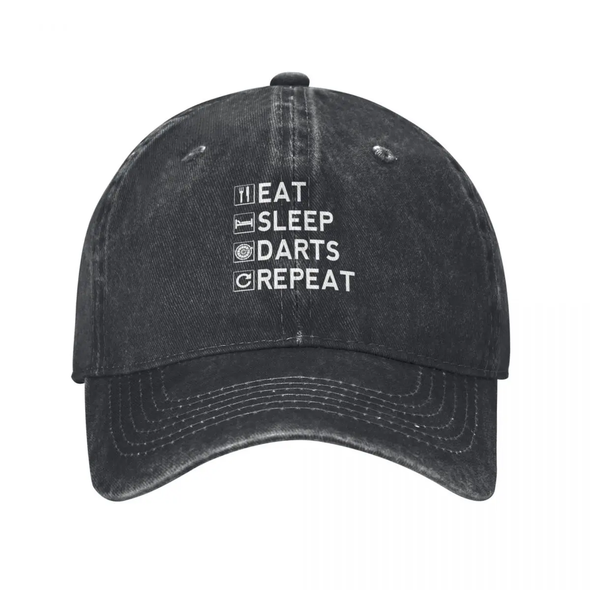 Eat Sleep Darts Repeat Baseball Cap Golf Hat Man Sunhat Caps Male Women's