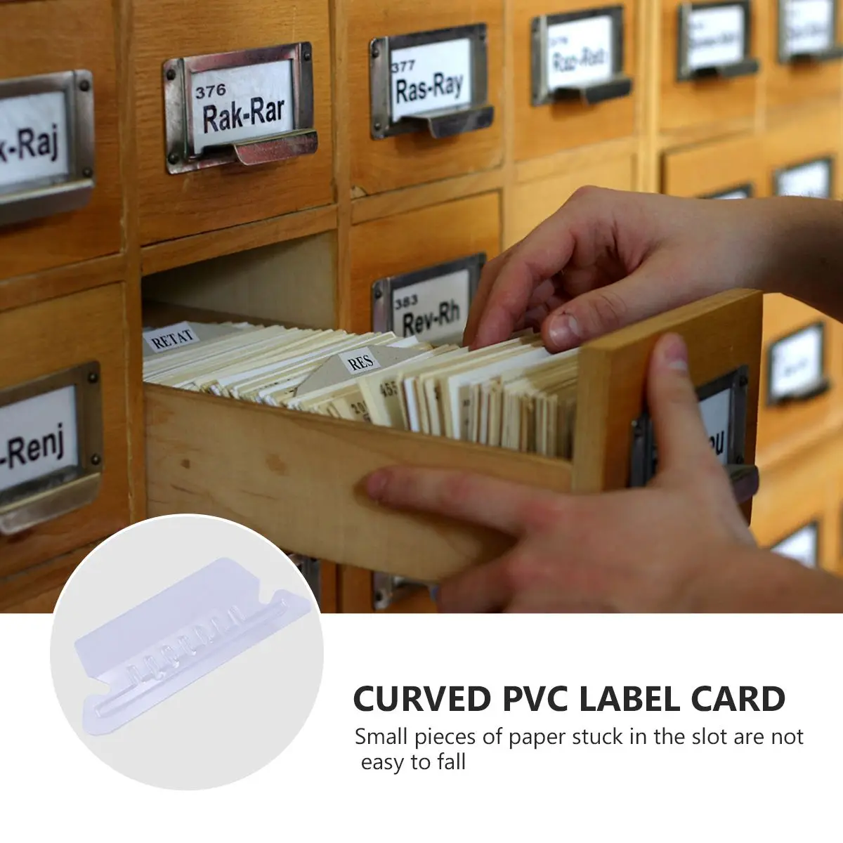 PVC Label Transparent Rack Clip Advertising Folder Lightweight Shelf Transparent Rack Clip Office Use