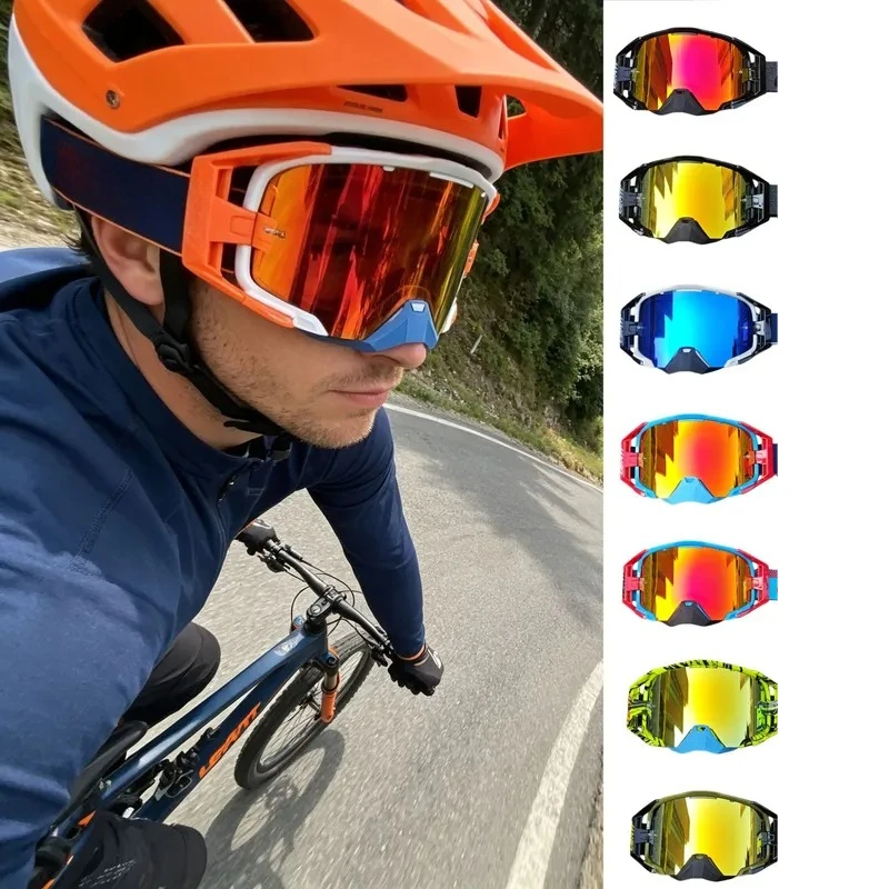 for Road Bike Outdoor Adjustable Sports Riding Helmet for Mountain Bike Downhill Goggles Helmet Glasses