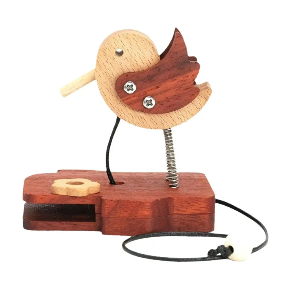 Sonnette et sonnette à frapper artistiques DIY Woodpecker, originales pour l'ouverture de porte, la décoration des salles de classe et des entrées de magasins