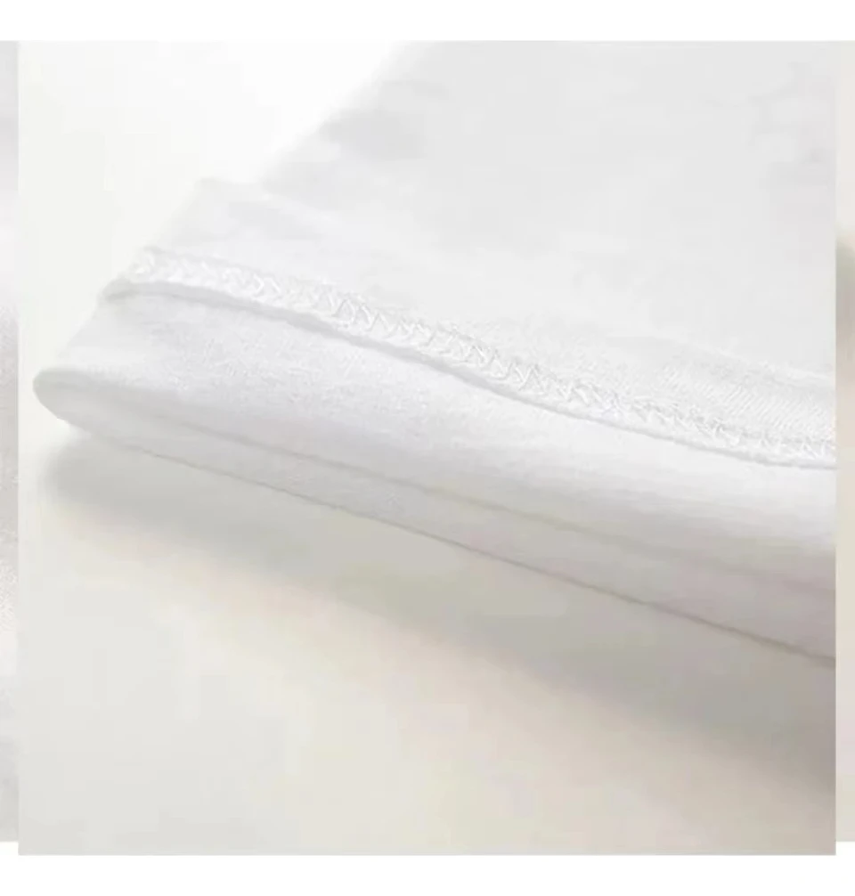 2025-26 جديد Y2K موضة عادية على الوجهين مطبوعة تي شيرت رجالي مصنوع من القطن الخالص عالية الجودة الصيف زوجين تي شيرت لينة #4