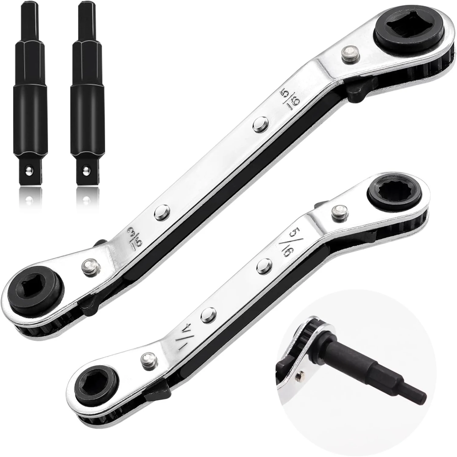 High-Quality Ultimate Professional HVAC Refrigeration Service Wrench Set - Precision Ratcheting Wrenches for Unmatched Versatili