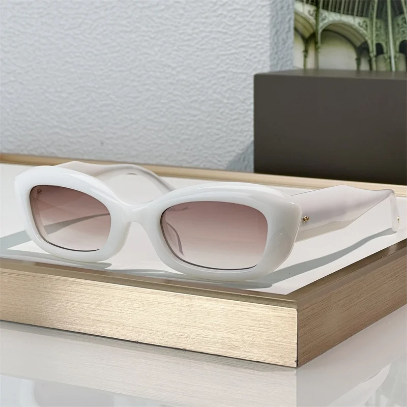 خمر lrest de sol mujer شعبية سميكة خلات البيضاوي AEOVA طبعة محدودة نظارات شمسية للحفلات DTS729 نظارات شمسية للرجال