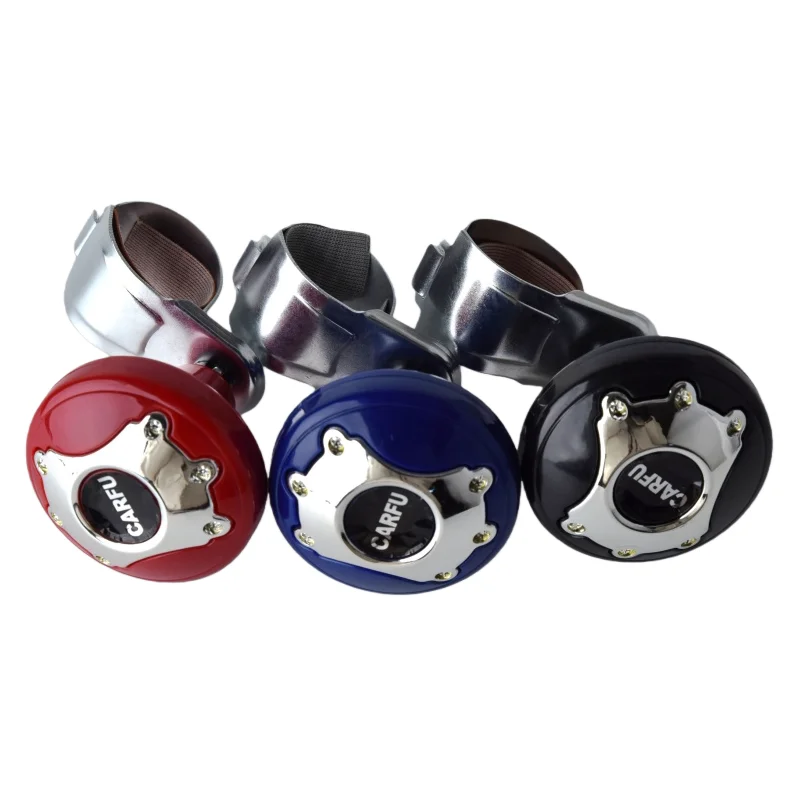 

Red Blue Black Steering Wheel Booster ABS+Metal Universal Car Auxiliary Durable Easy Mount