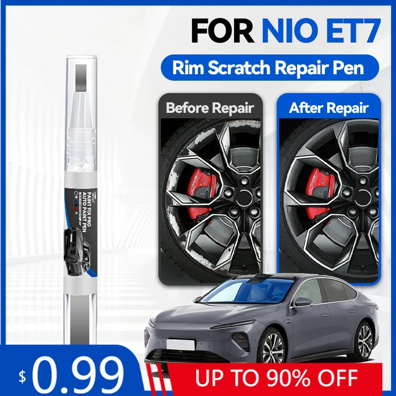 

Wheel Hub Touch Up Paint Pen Car Paint Repair Pen For 2021-2025 NIO ET7 Paint Scratch Repair Accessories Orange Green White Sliv