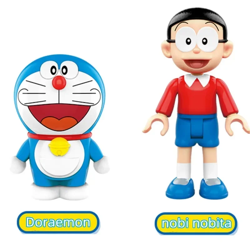 Genuine keeppley Doraemon building blocks Nobita room model DIY anime character children's toys boy creative birthday gift