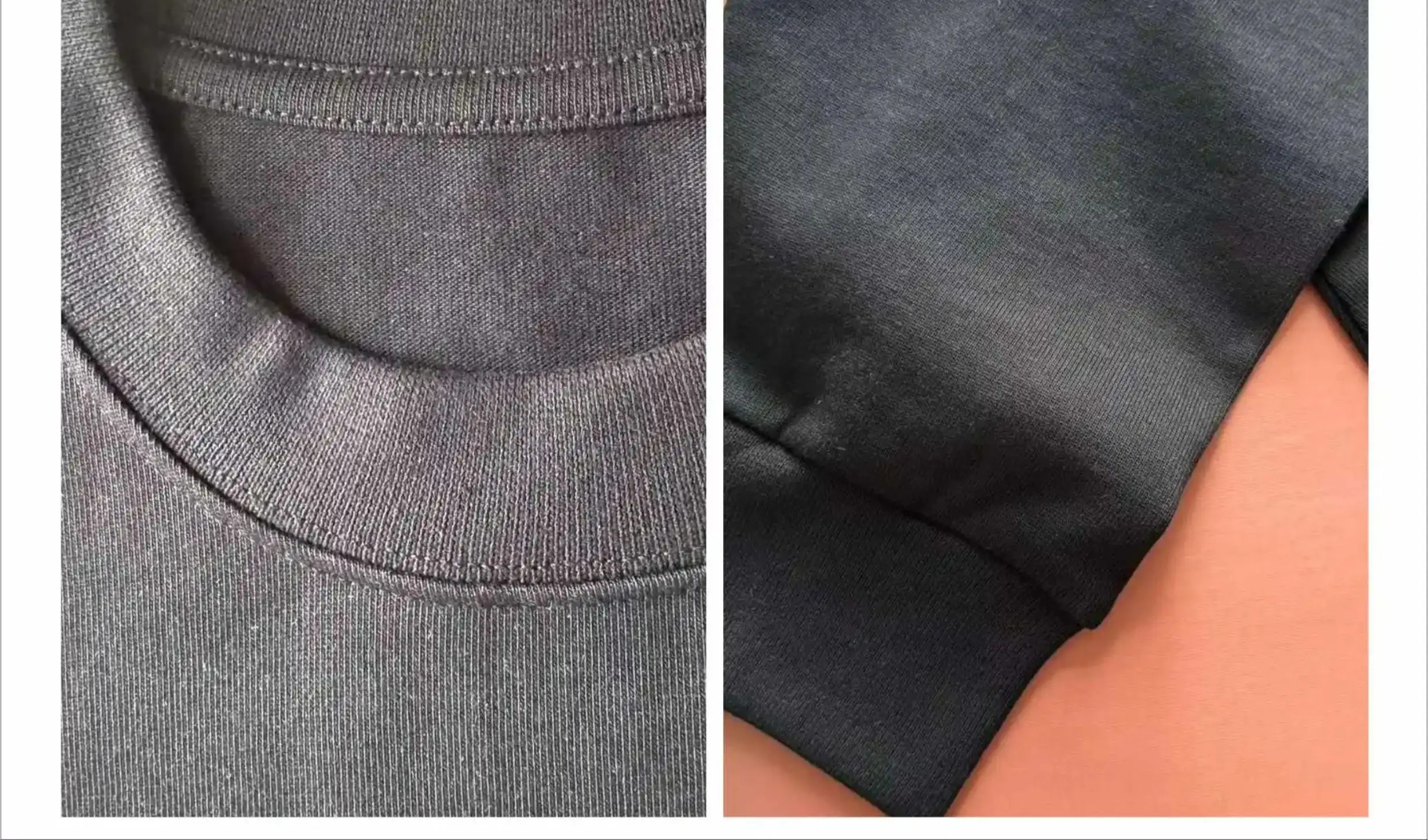 High Street Pink Hair Big Avatar Tees T-shirts TopMen's Autumn and Winter Pure Cotton Top Loose Round Neck Long Sleeved T-shirt