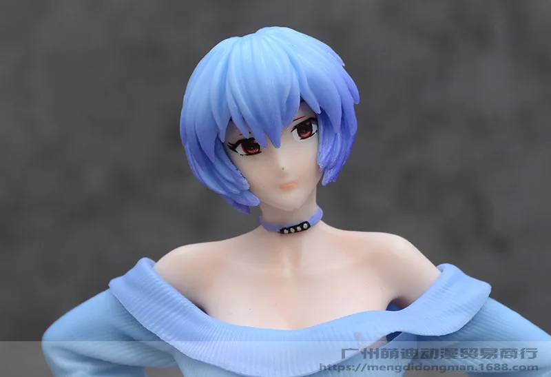 Standing Ver Ayanami Rei Summer Girlfriend Series Figure Model Room Decor Ornament Gift For Anime Fans Collectible