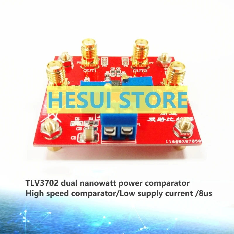 TLV3702 module Dual nanowatt power comparator High Speed comparator Low supply current 8us