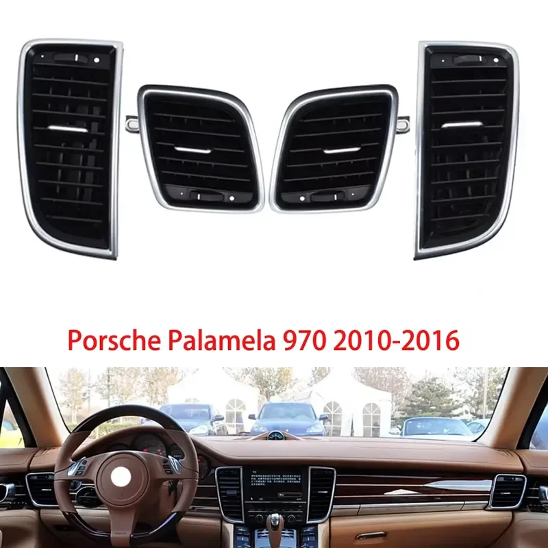 for Porsche Panamera 970 2010-2016 AC Air Vent Outlet Dashboard Rear Armrest B Pillar Assembly Replacement Interior Trim