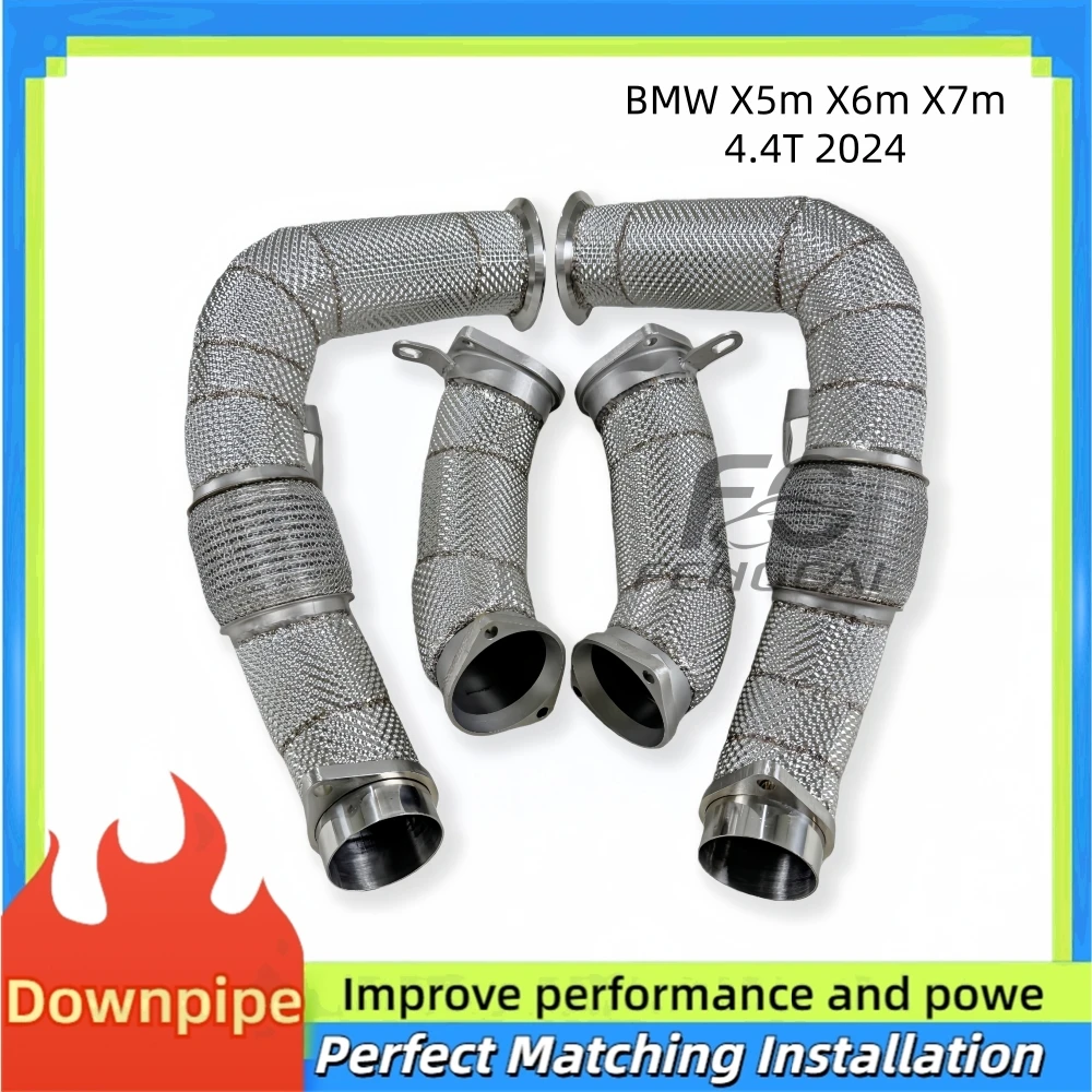 

Преобразователь водосточной трубы с высоким расходом для BMW X6M F96 X5M F95 X7M 2023-2025, нержавеющая сталь с теплоизоляцией, модернизированная мощность