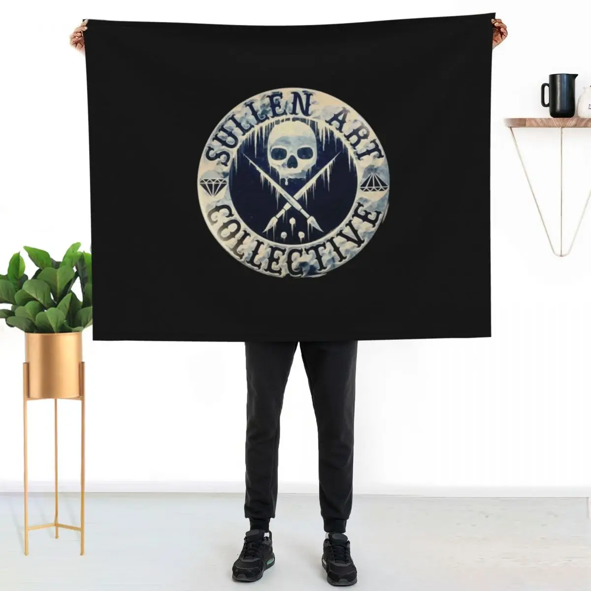 

Ullens Art Essential Throw Blanket Cozy Light Blanket for Travel Camping Picnic