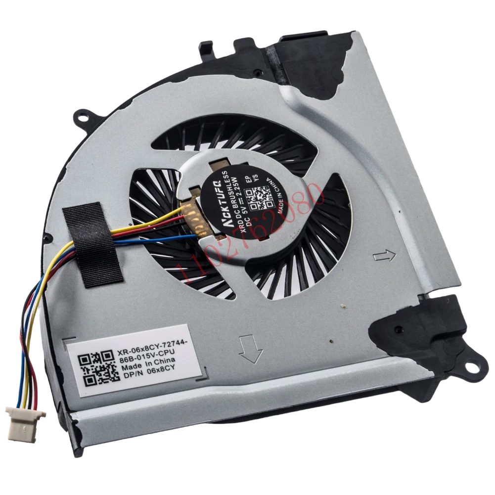 Ventilateur de remplacement pour Dell Inspiron 7557 7559 15-7000 15-7557 15-7559 Series Ventilateur de refroidissement pour ordinateur portable D P/N 0RJX6N CN-0RJX6N