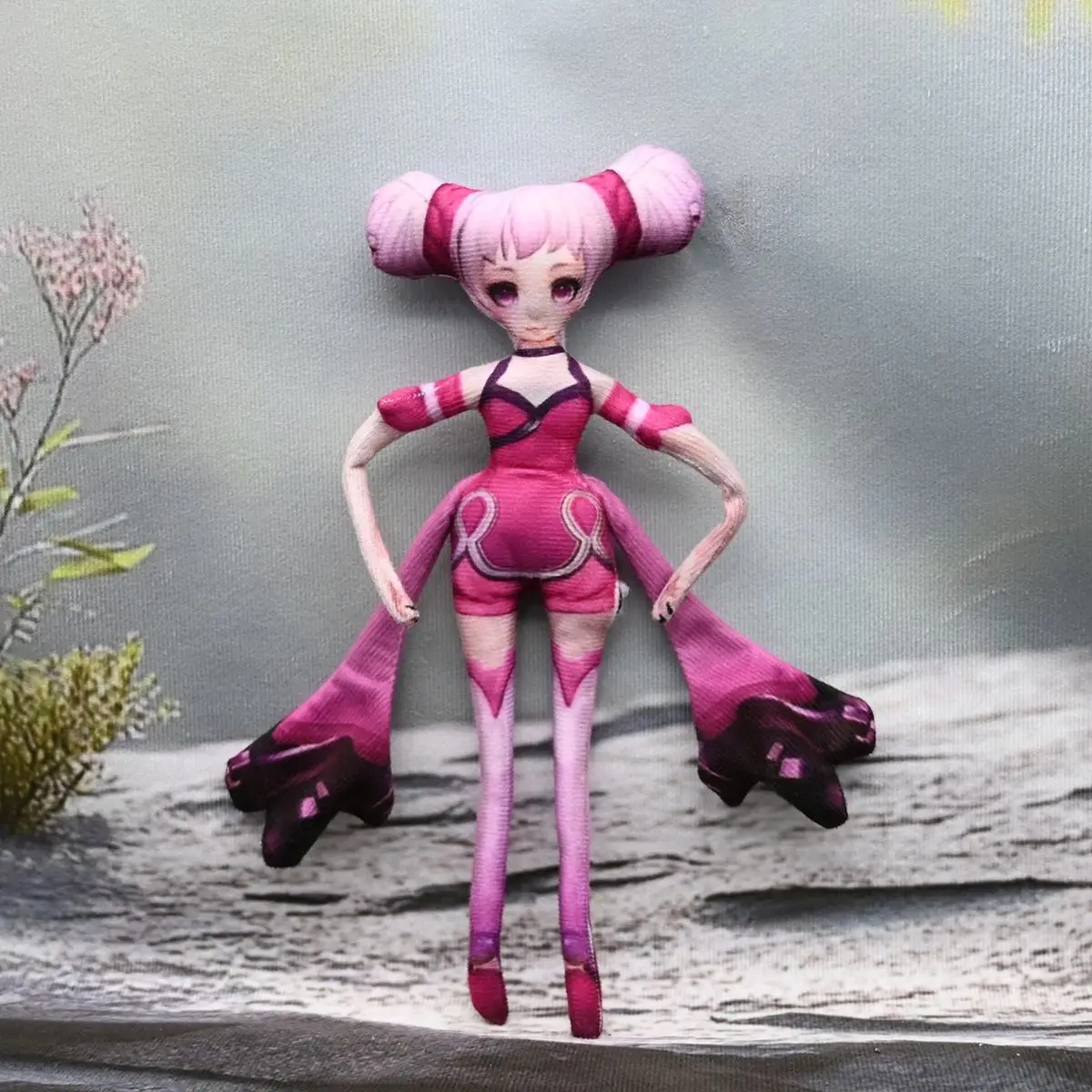Anime Game Figure Da Qiao Xiao Qiao Angela HanXin Gongsun Li Cosplay Plush Doll with Iron Wire Skeleton Stuffed Toy Decor Gifts