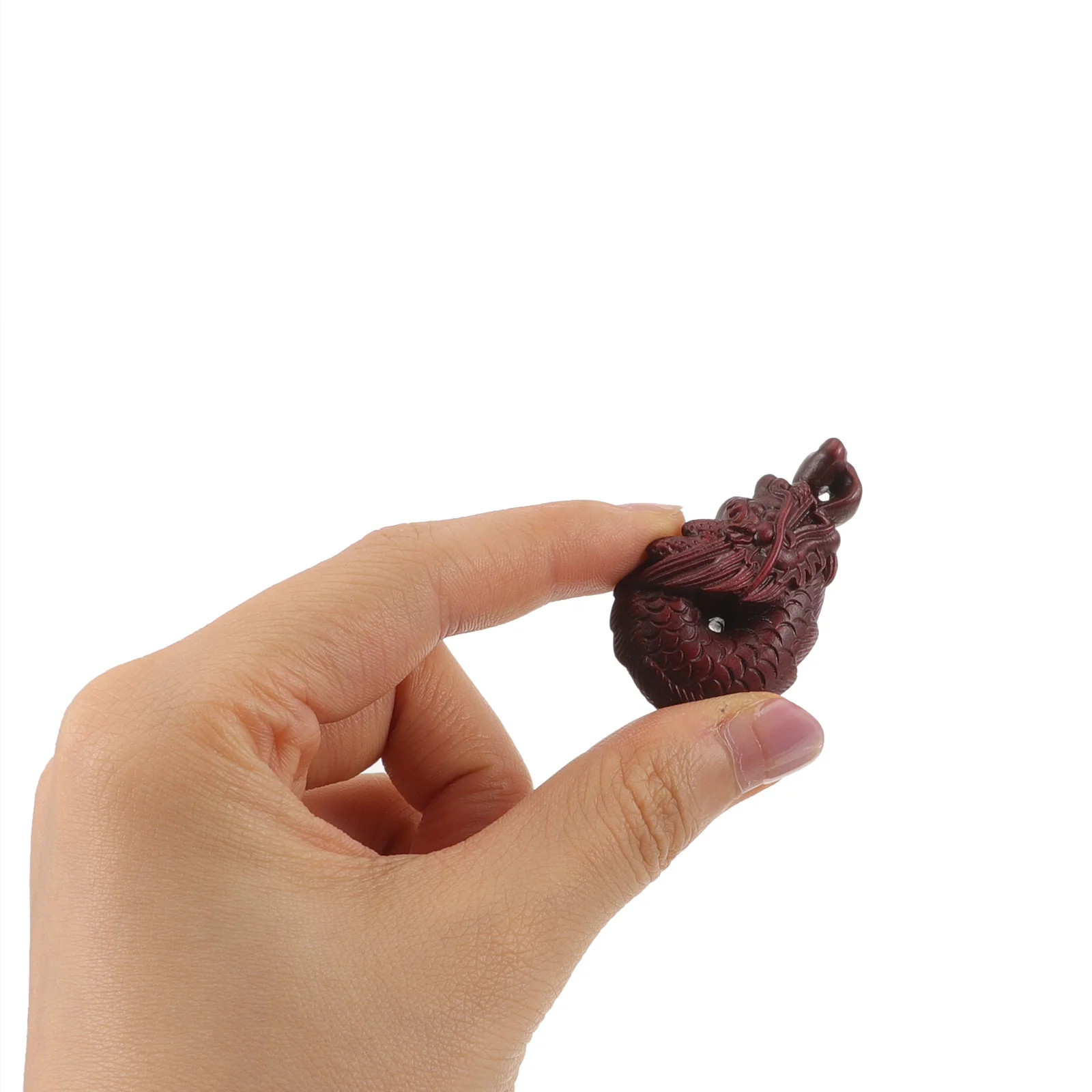 

Retro Style Dragon Shaped Hanging Ornament Wood Dragon Keychain Pendant Car Accessories Bag Hanging Decorative Charm Key Ring