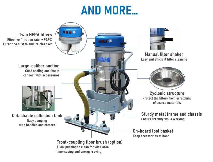 مجمع الغبار الصناعي الممتاز AT3600 يتميز بواصل الإعصار وتخفيف الضغط