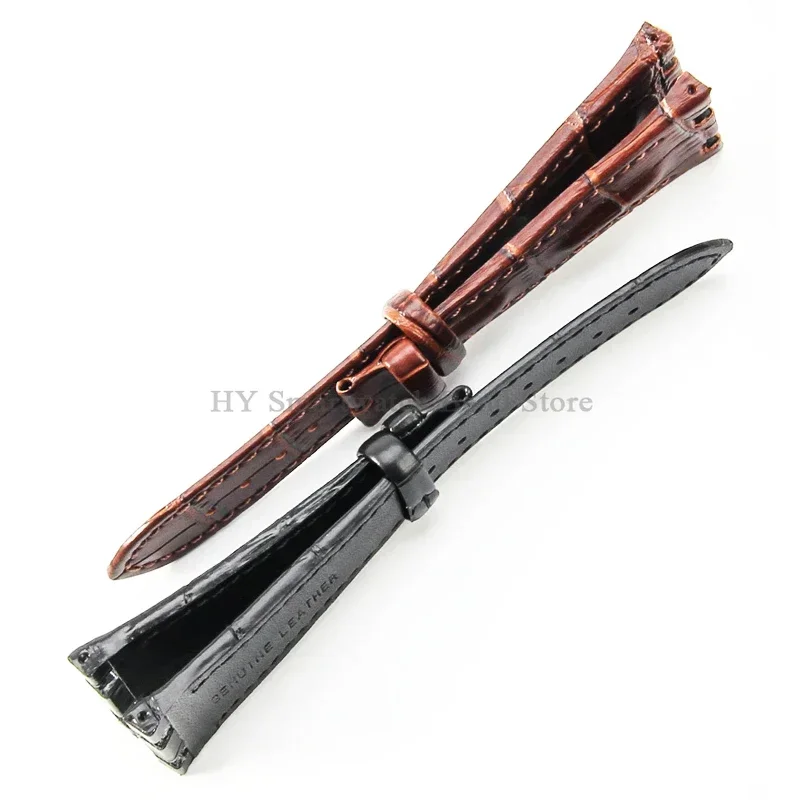 28 مللي متر حزام ساعة جلد طبيعي ل رويال اوك أوفشور 15710 15703 26470 سلسلة حزام (استيك) ساعة للطي المشبك مقاوم للماء المعصم الفرقة