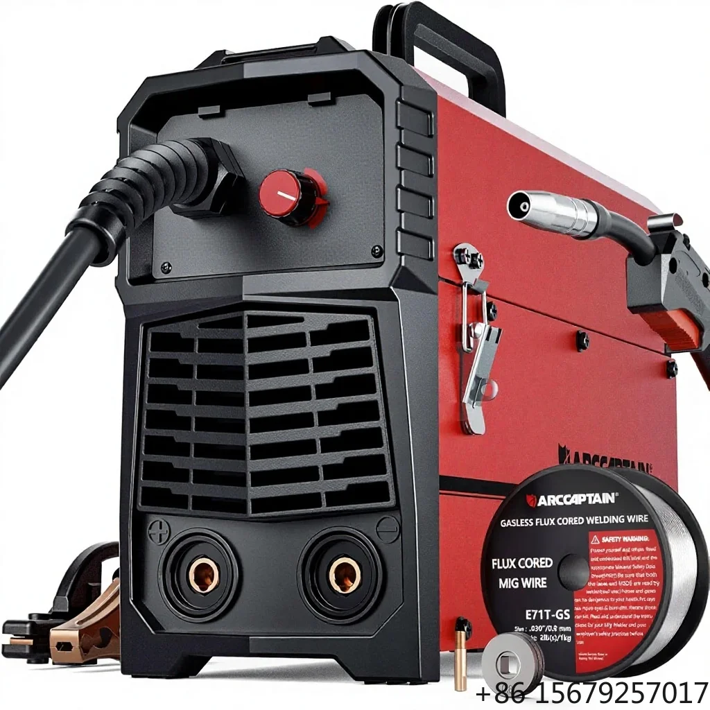 ARCCAPTAIN MIG130 130A 3 in 1 MIG Welder 110V Flux Core MIG Lift TIG Stick IGBT Inverter Gasless Welding Machine