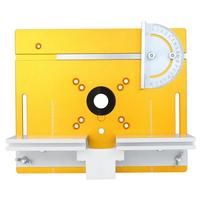 C8 Router Lift Plate Kit -Aluminum Router Table Insert Plate , Push Block ,Guide Fence for Woodworking