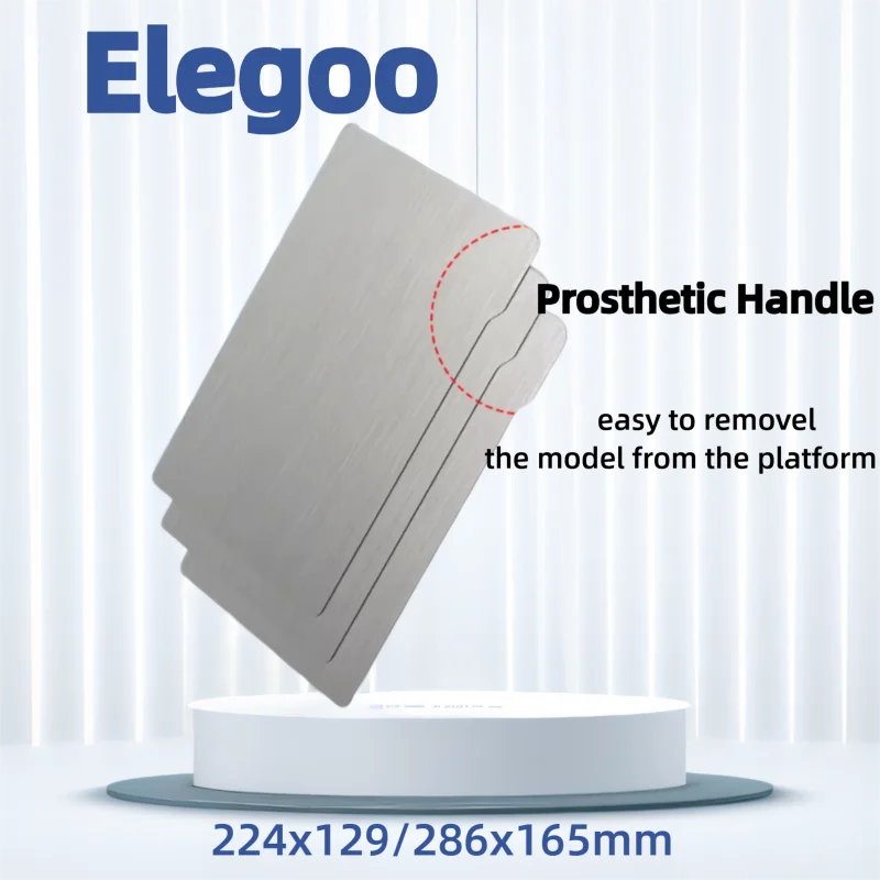 ENERGETIC  224x129/286x165mm Flexible Resin Steel Plate +Magnetic Base for Elegoo Saturn 8k/ Jupiter SE 3d Printer Parts