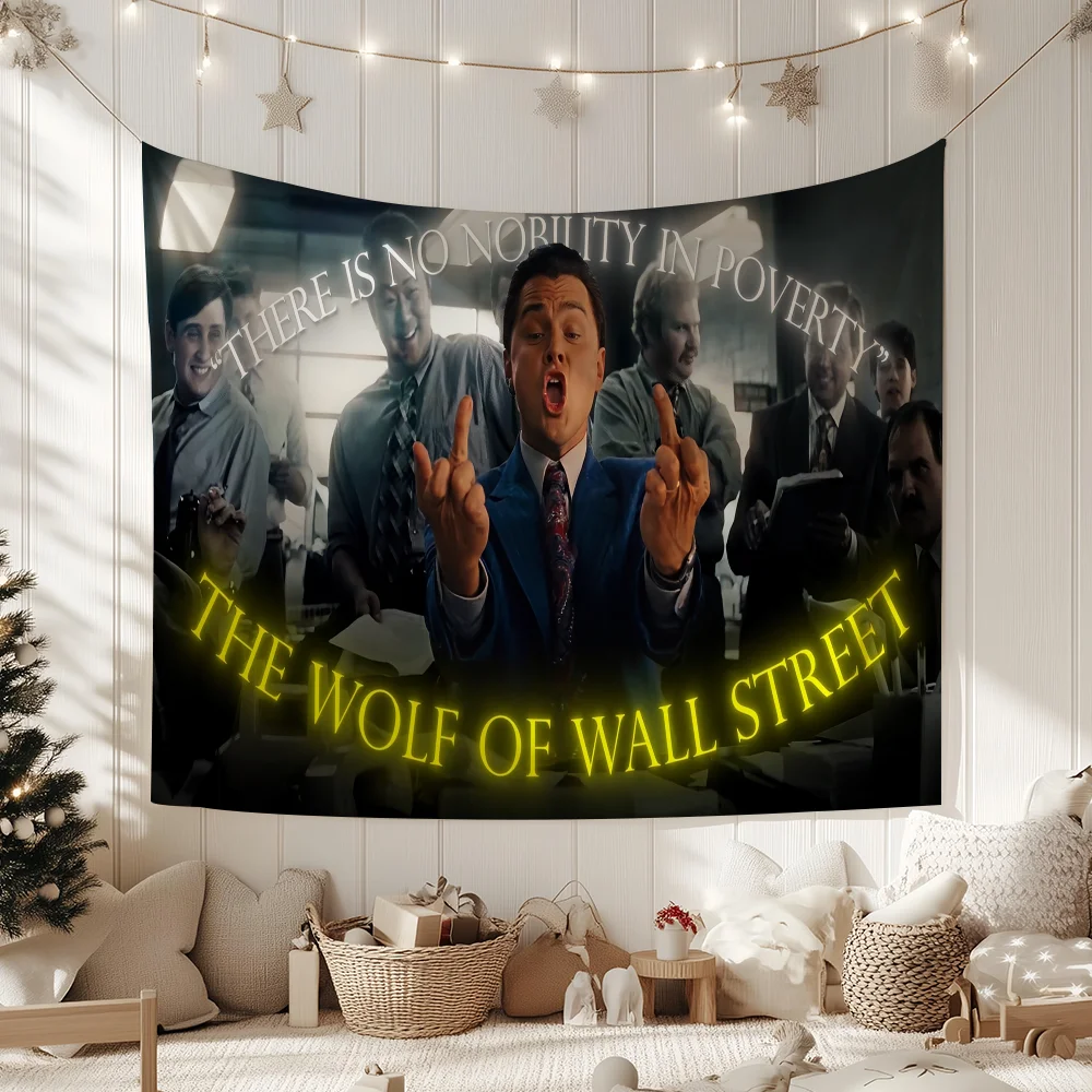 Movie The W-Wolf Of Wall S-Street K flag Decorative Banners Suitable For Outdoor Camping Family Parties And Garden Walls Gift