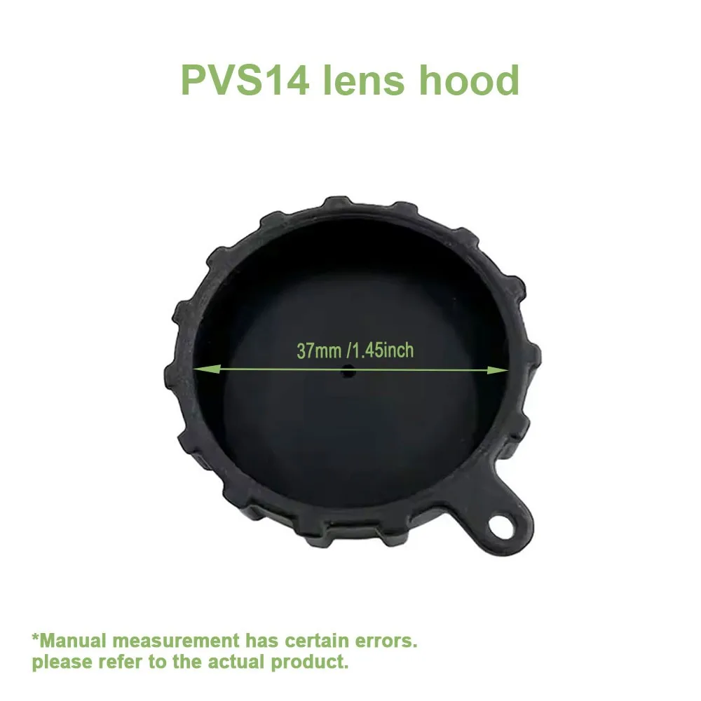 SOTAC-GEAR PVS14 Rubber Lens Cover Monocular Objective Lens Mask Dust Cap Protective Shield Cup Guard