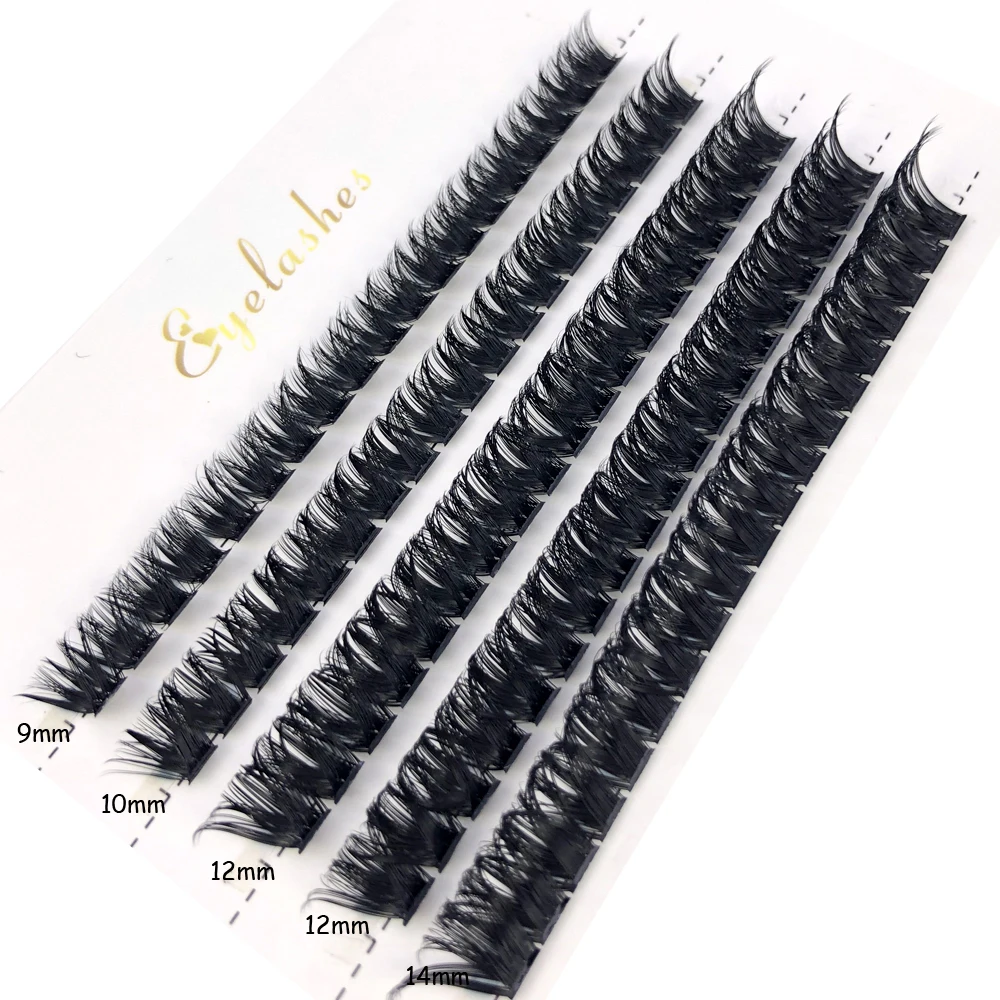 80D Mink Eyelashes 1 Box/100 Bundles Natural Eyelash extension 3D Russia Individual Eyelash Cluster Makeup Tools Lashes Cilia