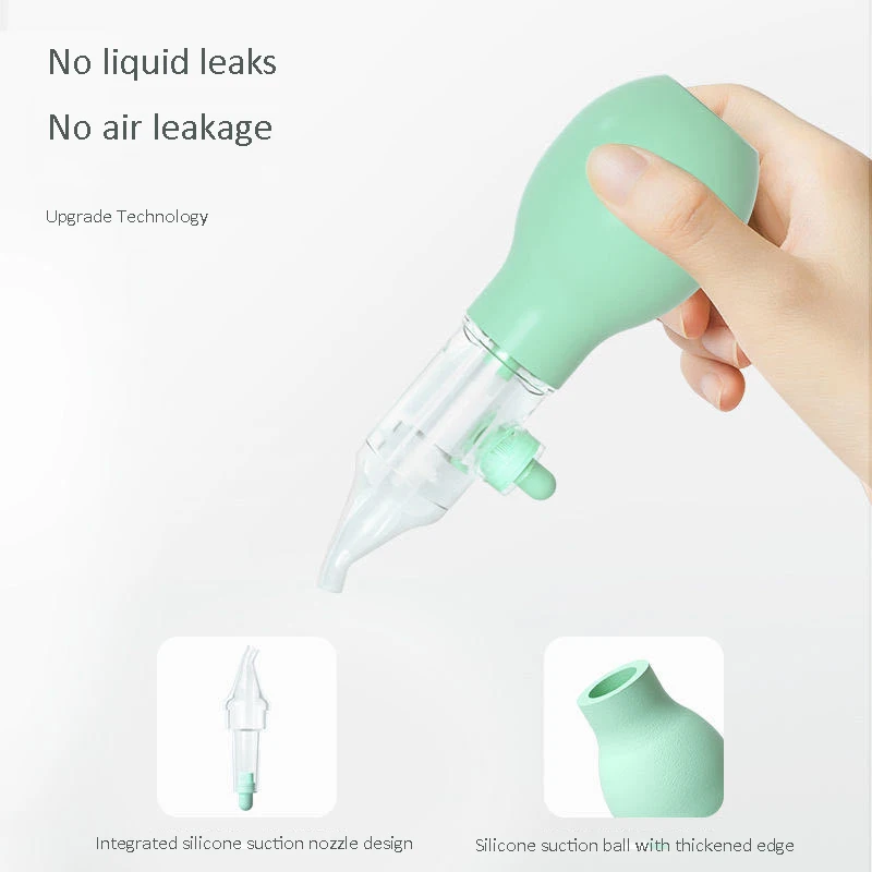 Детский назальный аспиратор, насос для новорожденных, антирефлюксная модель локтя, назальный аспиратор, детский очиститель соплей