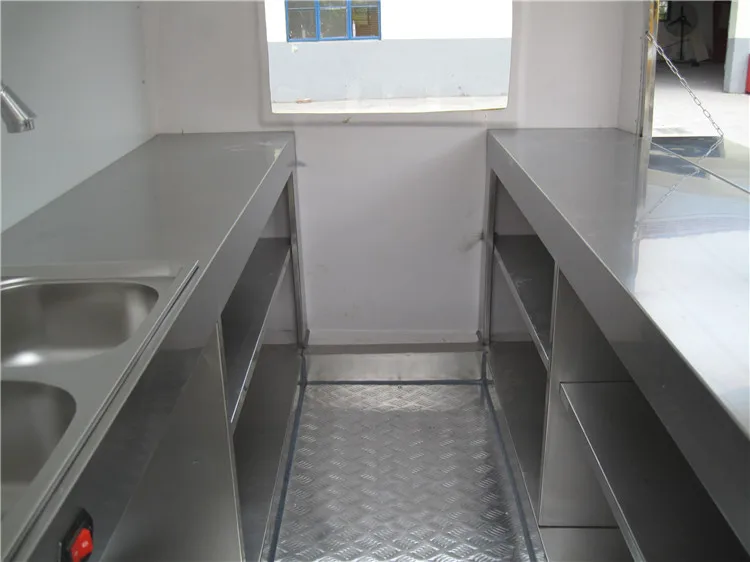 OEM mobilny szybki objazdowy bar ulica przekąska przyczepa Kiosk Van automat do kawy koszyk na sprzedaż z kołami