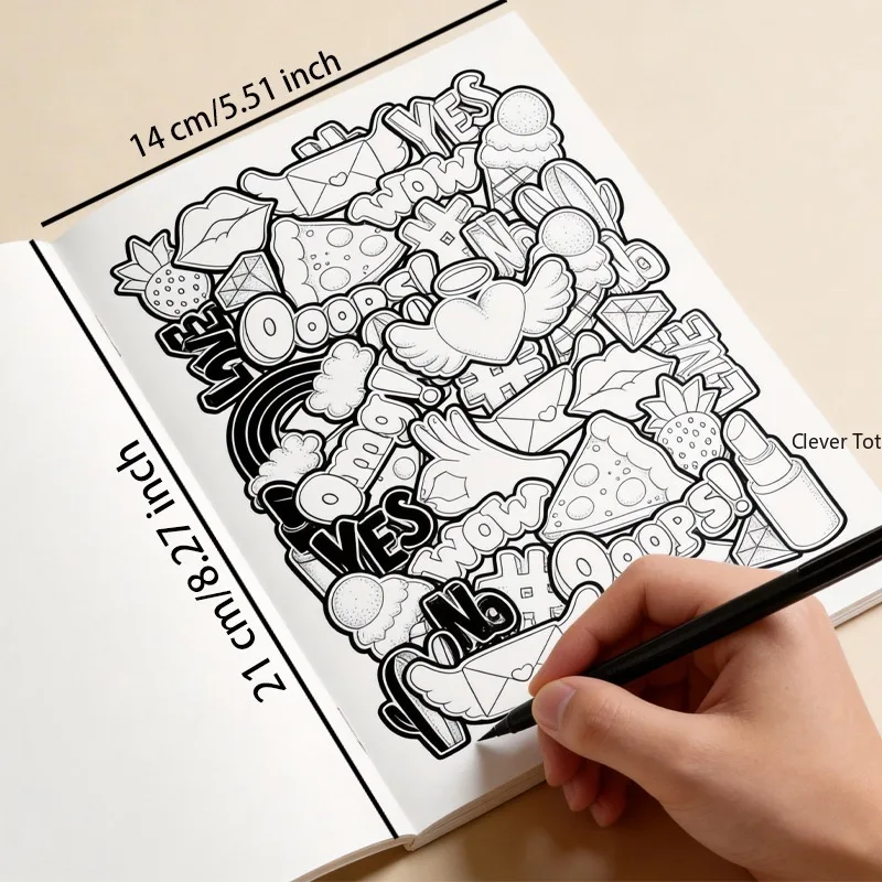 A Stress Relieving Pattern Book for Copying Lines Suitable for Artistic Creation Stress Relief and Creative Art Gift for Adults
