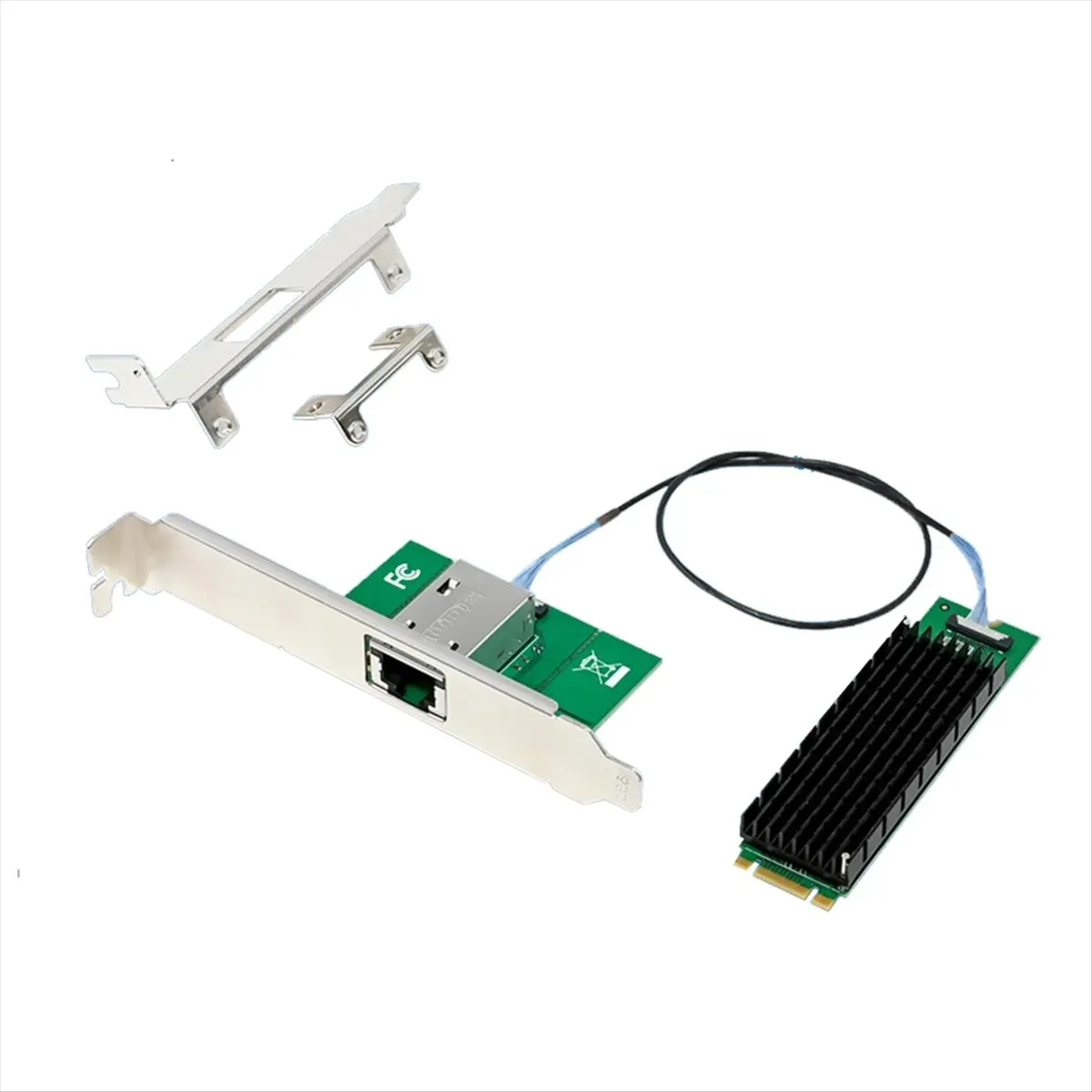 Super Sale M.2 B+M 10G Embedded Industrial-Grade Network Adapter AQC107 Single Electrical Port 10G Industrial Control Server