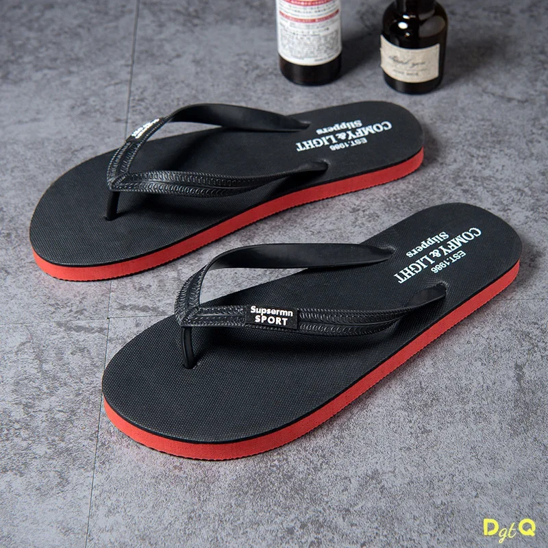 

Fashion Yellow Casual Slippers Men Flip Flops Outdoor Summer Shoes Sale Non-Slip Beach Slides Men Home Slippers chanclas hombre