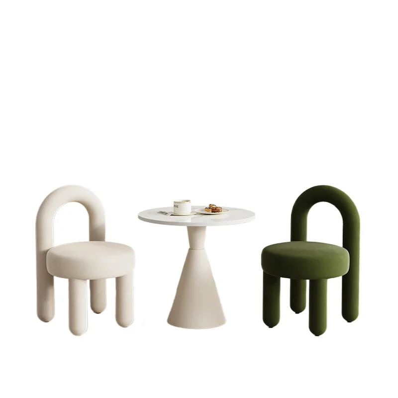 Кремовый ветер, одиночный диван-кресло, салон красоты, прием посетителей, чтобы переговоры, стол и стул, комбинированный балкон, повседневный чайный столик