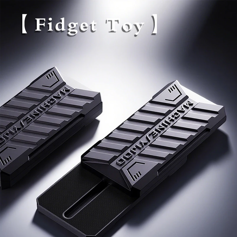 Edc fidget brinquedo metal rotação fidget slider-brinquedo de impulso magnético para alívio do estresse & foco tdah-presente girador de ponta do dedo