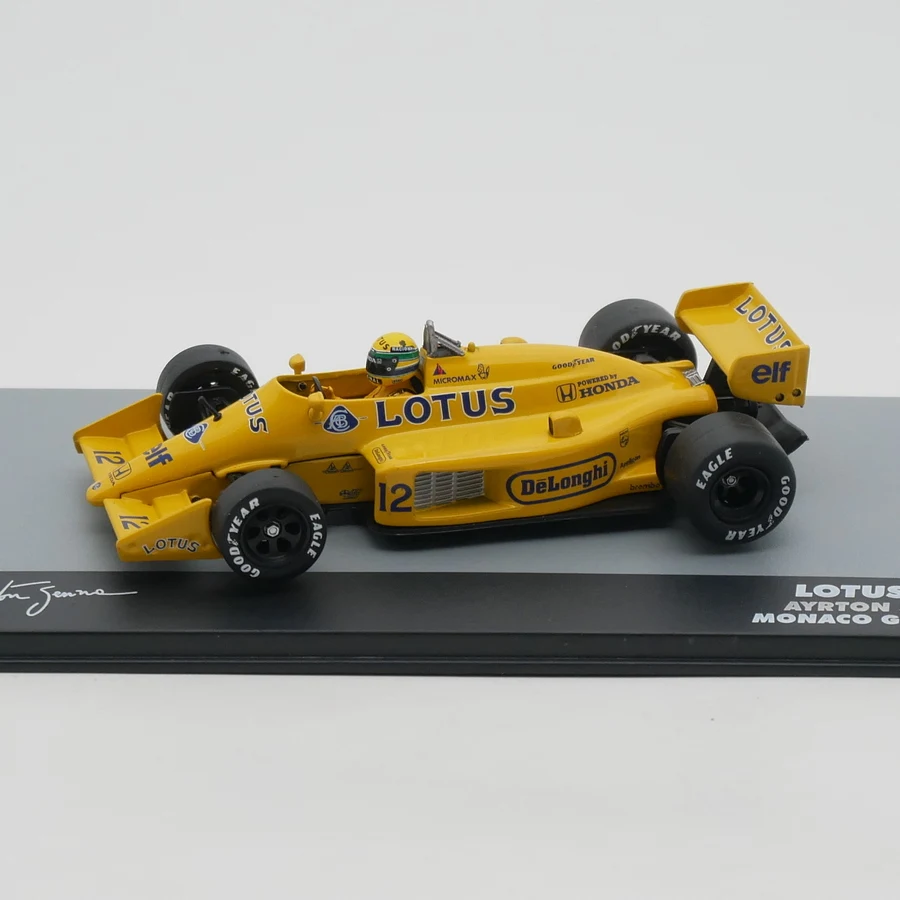 Ixo 1:43 Racing Lotus 99T Ayrton Senna 1987 Diecast Car Model Collection Metal Toy Vehicle