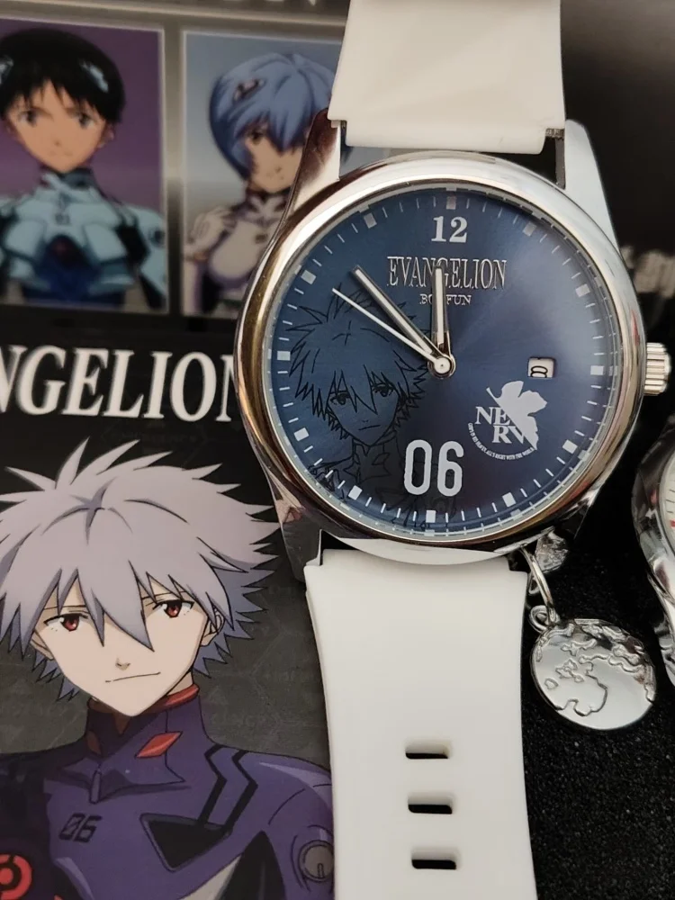 Orologio Evangelion EVA Blind Box, Merchandise Anime a Tema Personaggi, Shinji Rei Asuka EVA-01 02, Collezione Ufficiale Autentica