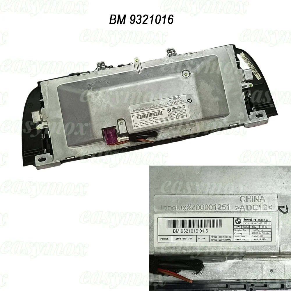 

10.25" LCD Display for BMW 7 Series F01 F02 NBT Navigation BM 9321016 01 6 Navigation Information Radio Screen BM9321016016