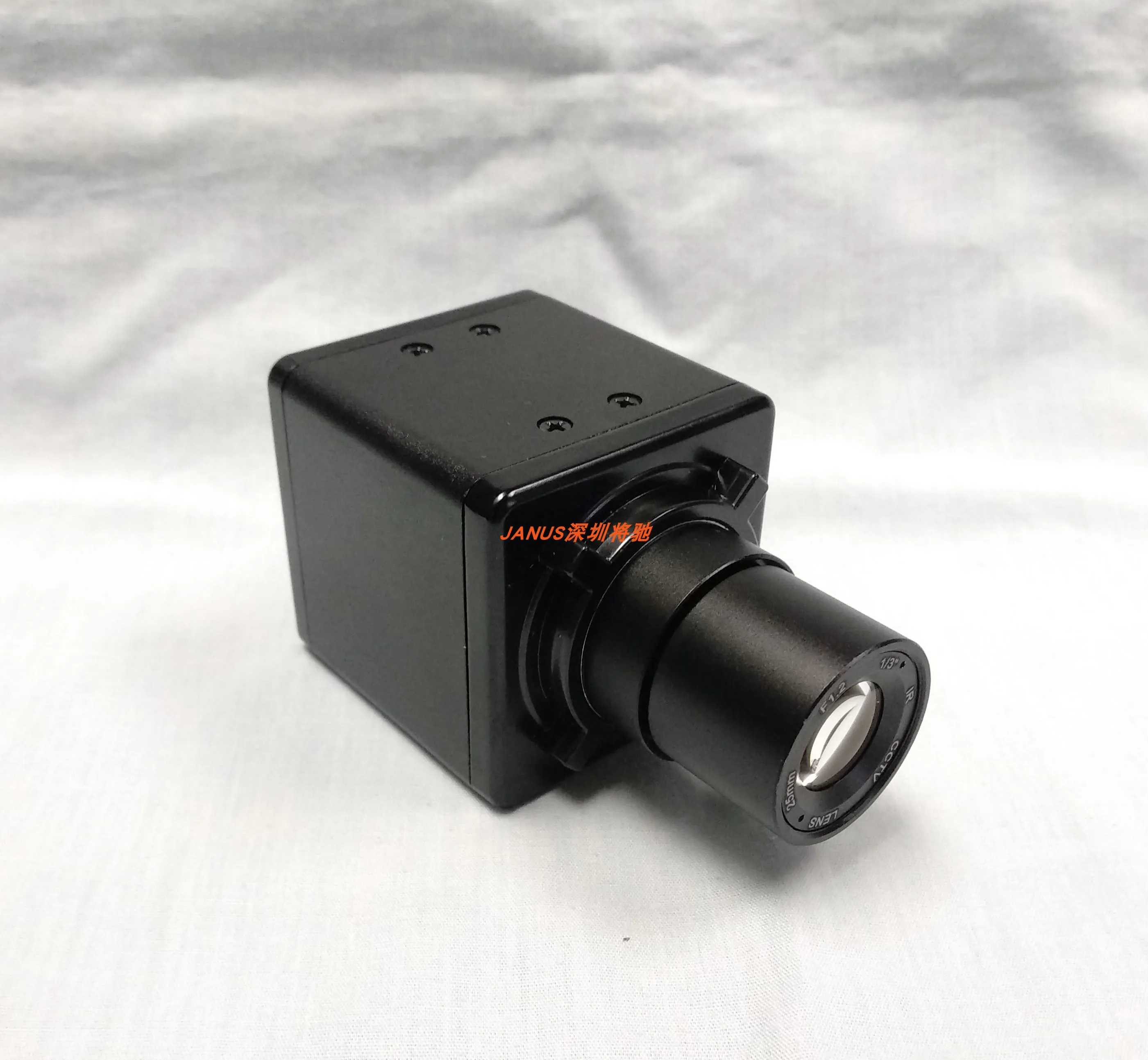 High Definition 2 Megapixel Industrial Camera Equipped with Zoom Lens F1.2/25mm for Surveillance Camera Lens