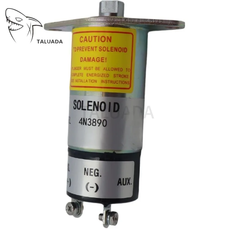Factory Supply 12V 4N-3890 Shut Off Solenoid For 3408B 3304B 3406B 3408 3306B Diesel Engine Flameout Valve 4N3890 Machinery