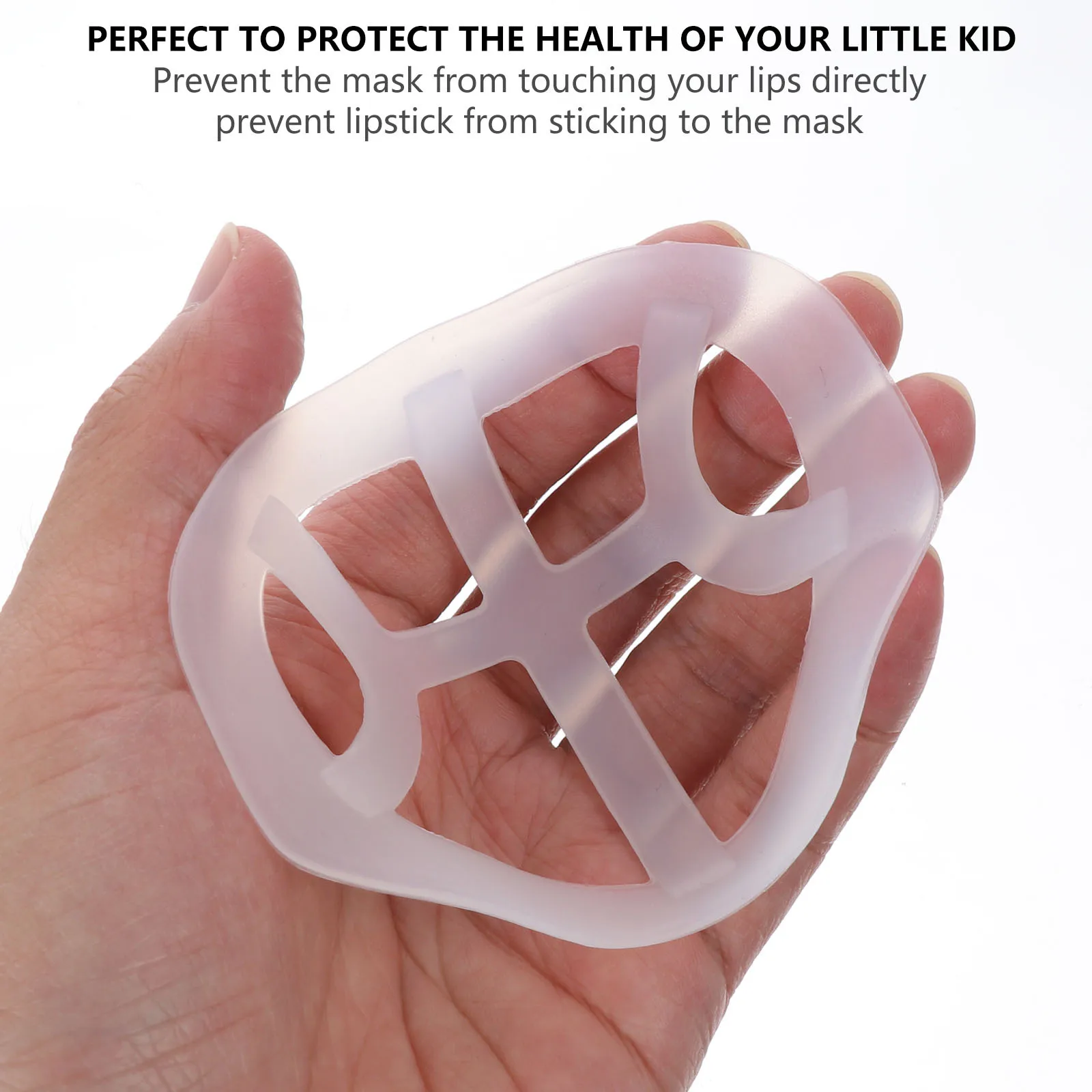 

5Pcs Mask Bracket Silicone Inner Support for Comfortable Breathing Reusable Mask Frame Protection Inner Bracket for Masks