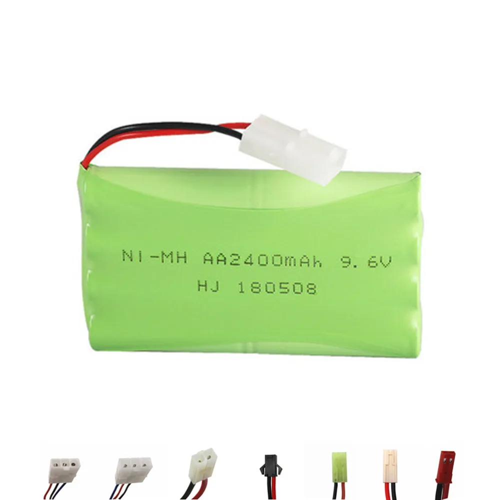 9.6V 700mAh 800mAh 1000mAh 1400mah 1800mAh 2400mAh 2800mAh Akumulator Ni-Cd / Ni-MH do zabawek RC Samochody łodzie pistoletowe obiekty bezpieczeństwa